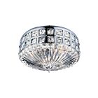 CWI Lighting Bloome 5039C13C Chrome 4 Lights 160W Flush Mount