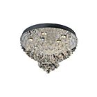 CWI Lighting Fountain 5050C24C Chrome 9 Lights 315W Flush Mount