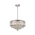 CWI Lighting Radiant 5062P24C (Clear + W) Chrome 12 Lights 480W Chandelier