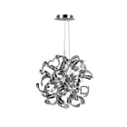CWI Lighting Swivel 5067P19C Chrome 12 Lights 480W Chandelier