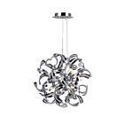 CWI Lighting Swivel 5067P19C Chrome 12 Lights 480W Chandelier