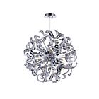 CWI Lighting Swivel 5067P22C Chrome 14 Lights 560W Chandelier