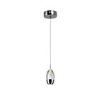 CWI Lighting Perrier 5077P5C-R Chrome 1 Light 2W Pendant