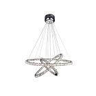 CWI Lighting Ring 5080P32ST-3R Chrome 74W LED Chandelier