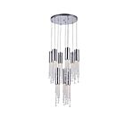 CWI Lighting Extended 5081P20C-R Chrome 9 Lights 450W Chandelier