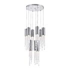 CWI Lighting Extended 5081P20C-R Chrome 9 Lights 450W Chandelier