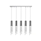 CWI Lighting Extended 5081P40C-RC Chrome 5 Lights 250W Chandelier