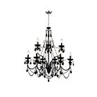 CWI Lighting Keen 5095P32B-9 Black 9 Lights 540W Chandelier