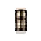 CWI Lighting Checkered 5209W6B Black 2 Lights 120W Wall Sconce