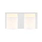 CWI Lighting Satin Nickle 5442W12SN Satin Nickel 2 Lights 80W Wall Sconce