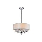 CWI Lighting Dash 5443P14C (Off White) Chrome 3 Lights 180W Pendant