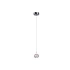CWI Lighting Perrier 5444P5C-R Chrome 1 Light 2W Pendant