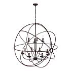 CWI Lighting Arza 5464P40DB-12 Brown 12 Lights 720W Chandelier