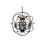 CWI Lighting Campechia 5465P28DB-8 Brown 8 Lights 480W Chandelier
