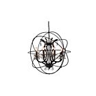 CWI Lighting Campechia 5465P28DB-8 Brown 8 Lights 480W Chandelier