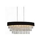 CWI Lighting Franca 5523P38C-O (Black) Chrome 8 Lights 320W Chandelier