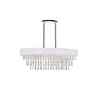 CWI Lighting Franca 5523P38C-O (Off White) Chrome 8 Lights 320W Chandelier