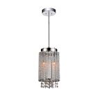 CWI Lighting Claire 5535P6C-R Chrome 2 Lights 80W Pendant