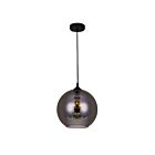 CWI Lighting Glass 5553P12 - Smoke (2L) Black 2 Lights 120W Pendant