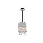 CWI Lighting Benson 5562P8C Clear Chrome 2 Lights 80W Pendant