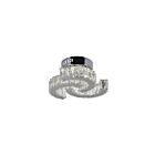 CWI Lighting Vienna 5614C11ST Chrome 12 Lights 12W LED Flush Mount