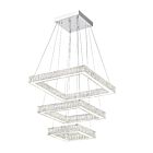 CWI Lighting Florence 5635P21ST-3S (Clear) Chrome 60 Lights 60W LED Chandelier
