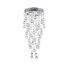 CWI Lighting Rain Drop 6601C14C Chrome 4 Lights 140W Flush Mount
