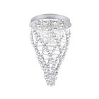 CWI Lighting Twister 6602C24C Chrome 8 Lights 280W Flush Mount