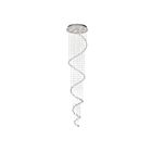 CWI Lighting 6603C24C-H-110 Spiral 35W Chrome Chandelier