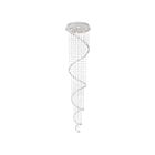 CWI Lighting 6603C24C-H-67 Spiral 35W Chrome Chandelier