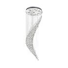 CWI Lighting Ribbon 6629C24C Chrome 8 Lights 280W Flush Mount