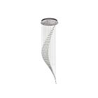 CWI Lighting Ribbon 6629C26C Chrome 10 Lights 350W Flush Mount