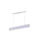 CWI Lighting Krista 7145P25-1-266-RC Satin White 12W LED Chandelier