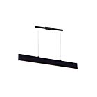 CWI Lighting Krista 7145P36-1-253-RC Satin Black 20W LED Chandelier