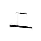 CWI Lighting Krista 7145P47-1-253-RC Satin Black 25W LED Chandelier