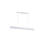 CWI Lighting Krista 7145P47-1-266-RC Satin White 25W LED Chandelier