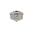 CWI Lighting Empire 8001C12C Chrome 3 Lights 120W Flush Mount