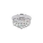 CWI Lighting Empire 8001C14C Chrome 4 Lights 240W Flush Mount