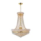 CWI Lighting Empire 8001P24G Gold 17 Lights 1020W Chandelier
