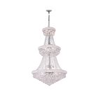 CWI Lighting Empire 8001P30C Chrome 32 Lights 1920W Chandelier
