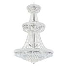 CWI Lighting Empire 8001P36C Chrome 34 Lights 2040W Chandelier