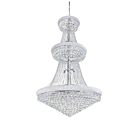 CWI Lighting Empire 8001P42C Chrome 38 Lights 2280W Chandelier