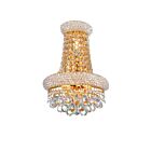CWI Lighting Empire 8001W12G-B Gold 3 Lights 180W Wall Sconce