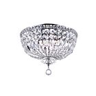 CWI Lighting Stefania 8003C16C Chrome 5 Lights 300W Flush Mount