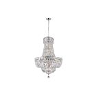 CWI Lighting Stefania 8003P22C Chrome 13 Lights 780W Chandelier