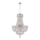 CWI Lighting Stefania 8003P22C Chrome 13 Lights 780W Chandelier