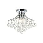 CWI Lighting Princess 8012C16C Chrome 4 Lights 240W Flush Mount