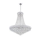 CWI Lighting Kingdom 8040P30C Chrome 18 Lights 1080W Chandelier