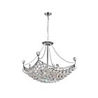 CWI Lighting Jasmine 8041P20C-S Chrome 8 Lights 480W Chandelier