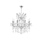CWI Lighting Maria Theresa 8311P24C-9 (Clear) Chrome 9 Lights 540W Chandelier